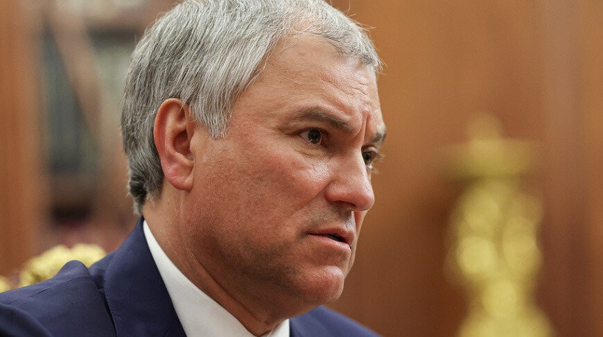    Вячеслав Володин. Фото пресс-службы президента РФ/ ТАСС