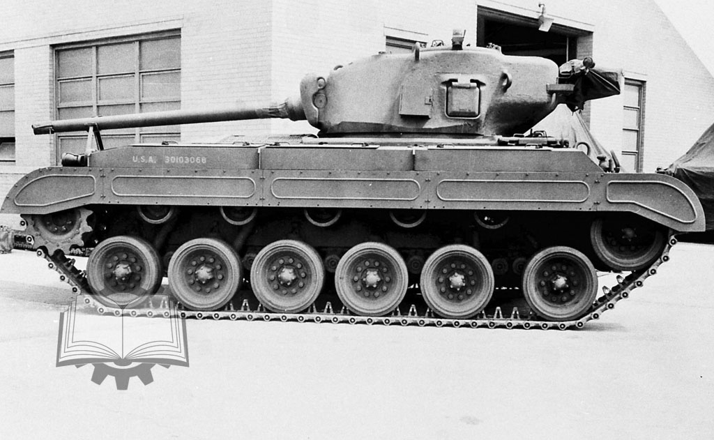 Интересно, что закончили его позже, чем Medium Tank T25E1, чья ходовая часть использовалась при создании T23E3.