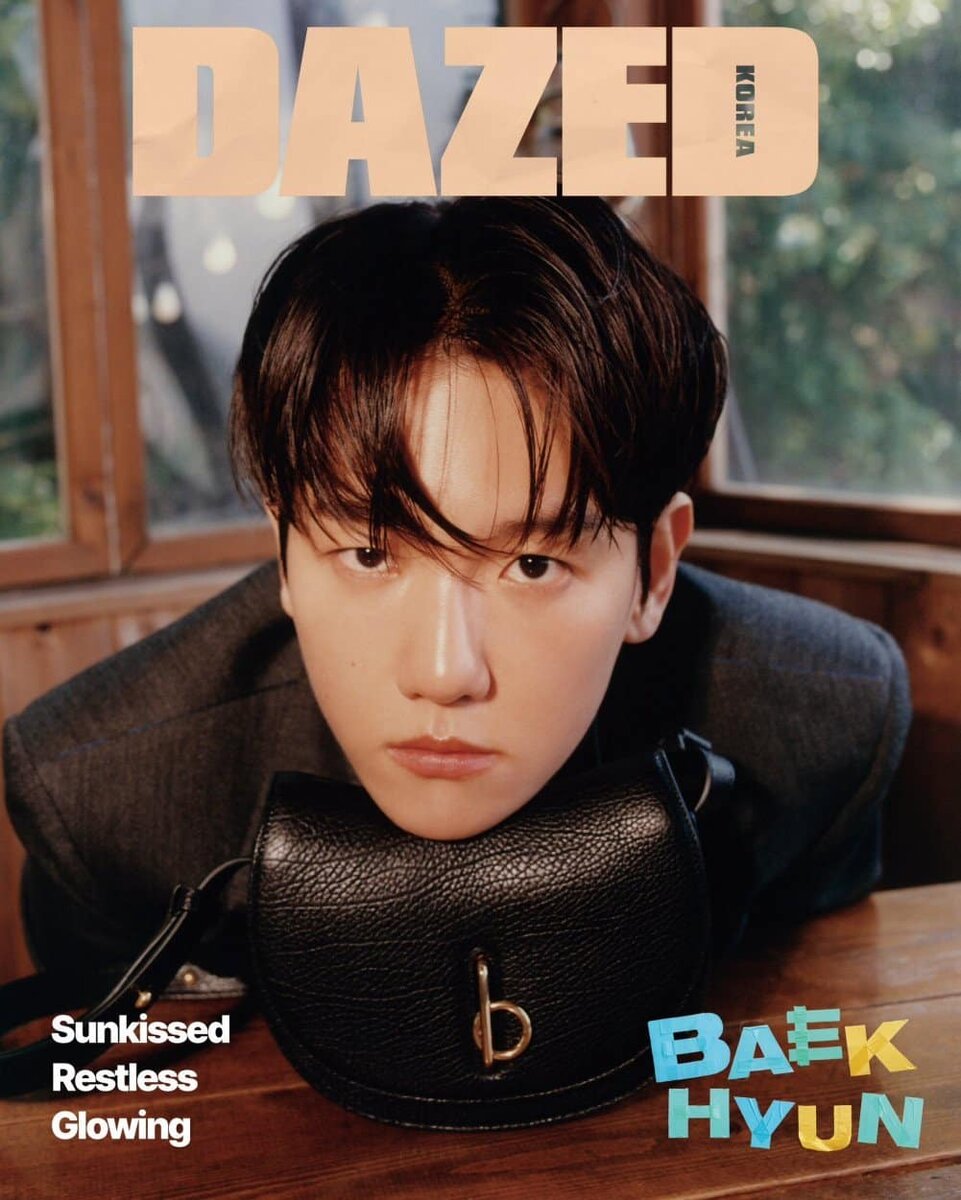 Бэкхён из <b>EXO</b> на июльской обложке Dazed.