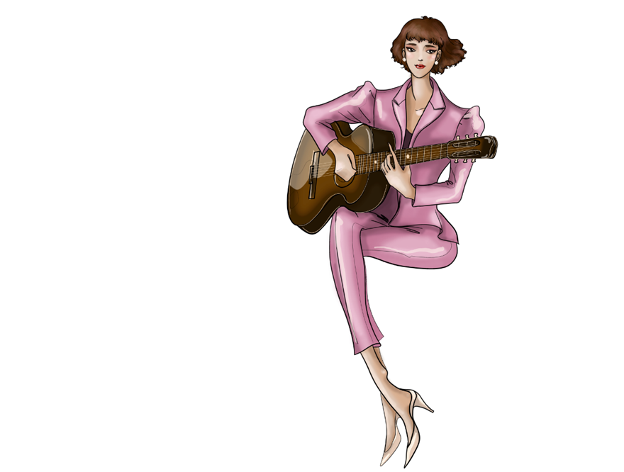 Нарисовала дочь. Я давно не такая, но подписчикам нравится, поэтому аватарку не меняю.  