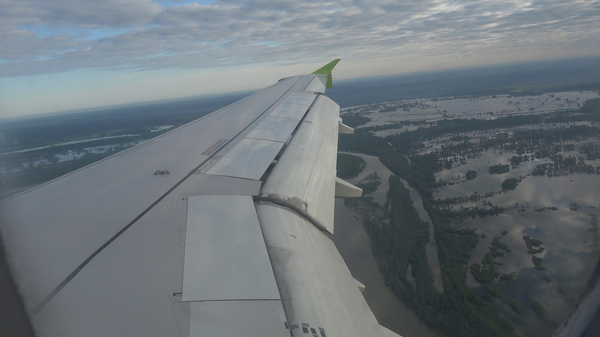 Посадка в аэропорту Барнаула