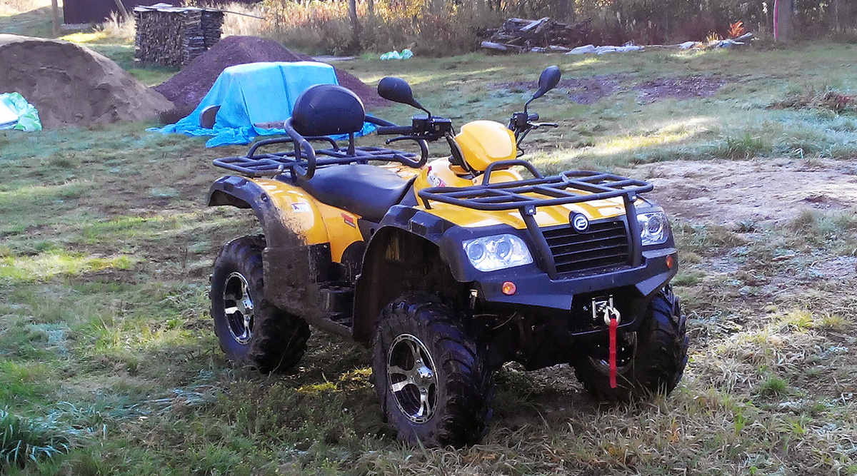 Мой квадроцикл CF Moto 500 2a.