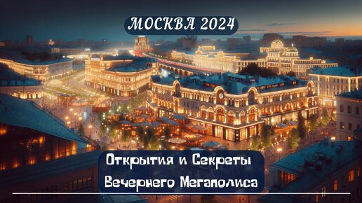 Москва 2024: Открытия и Секреты Вечернего Мегаполиса