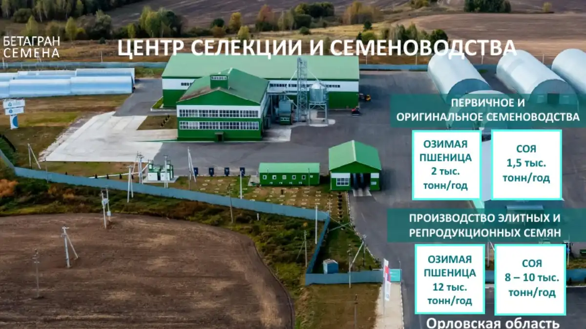 Фото:презентация Салиса Каракотова. Мощности завода ЩелковаАгрохим в Орловской области