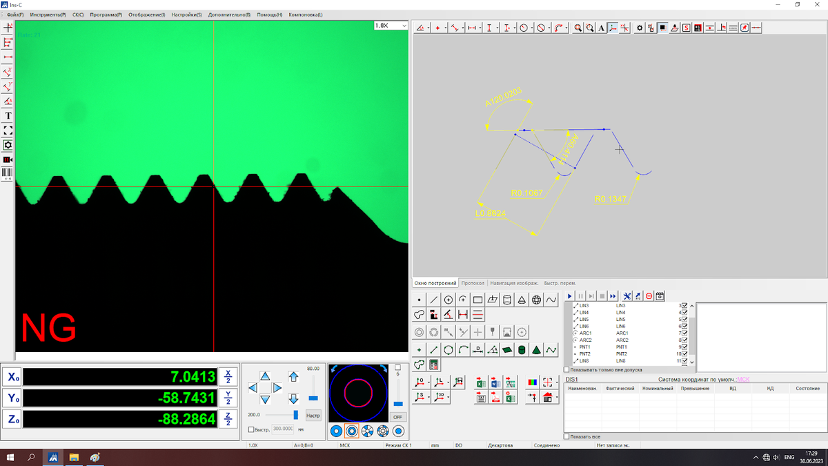 Контроль параметров резьбы

