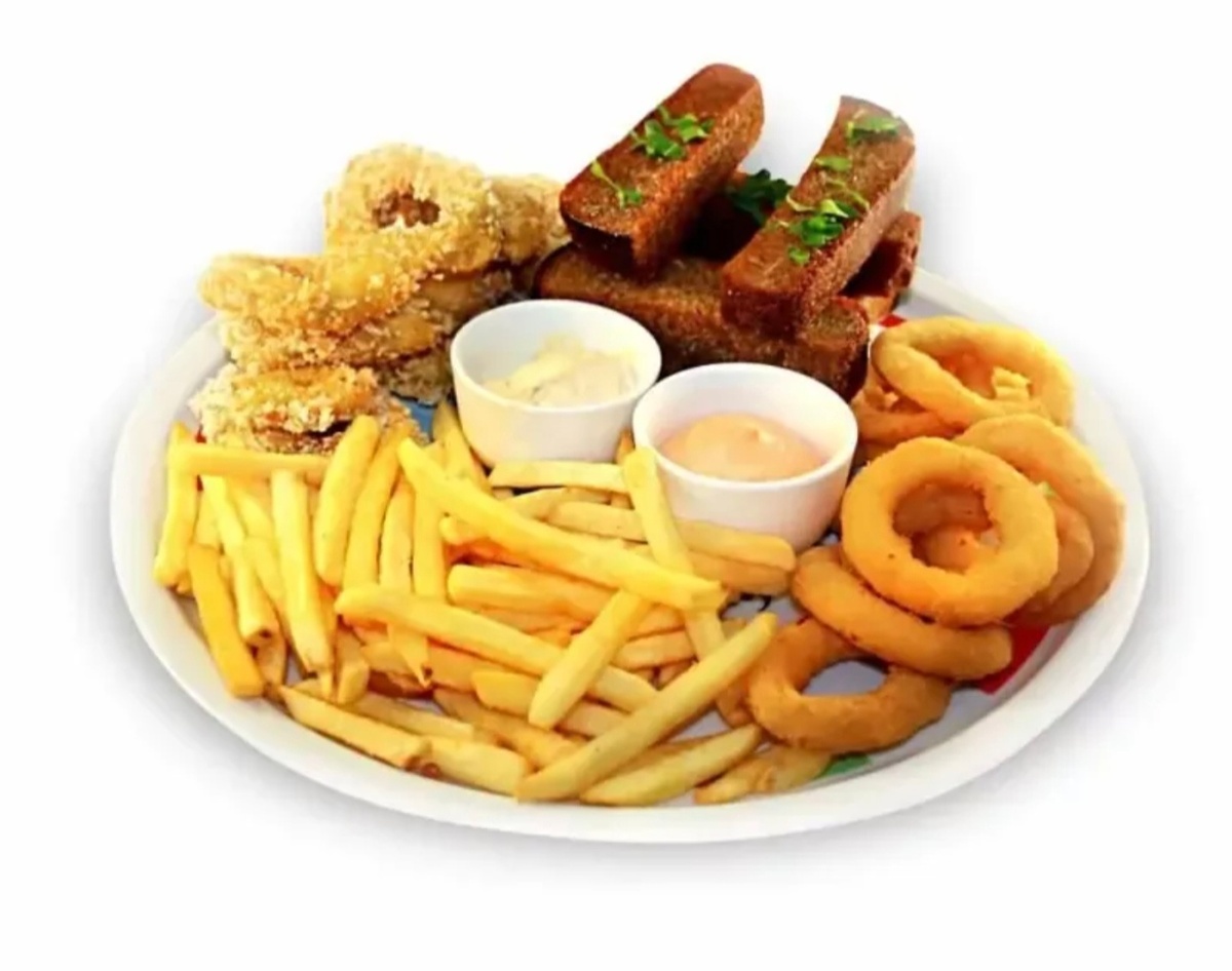 Примерно так выглядит наша тарелка фри