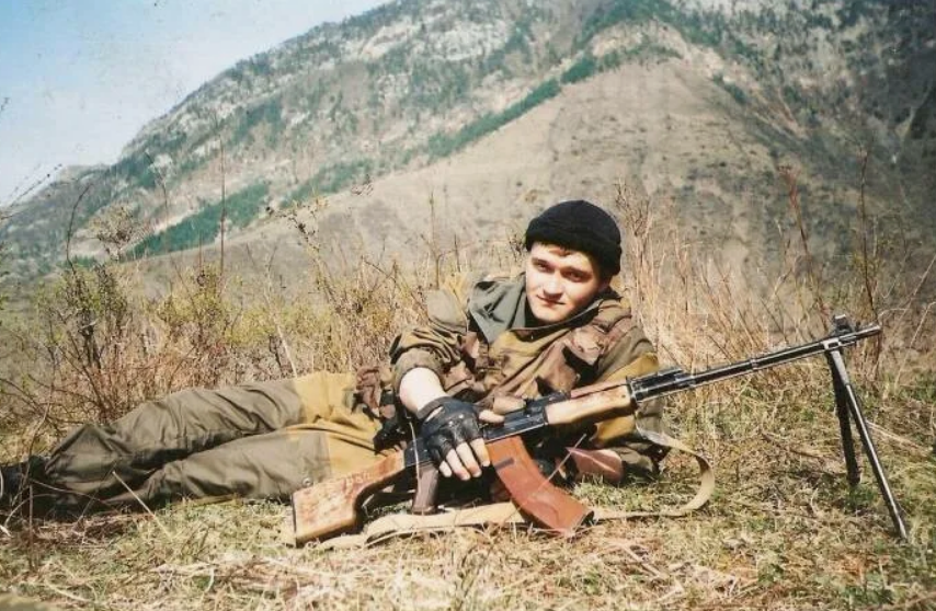 Чечня, российский боец, РПК-74