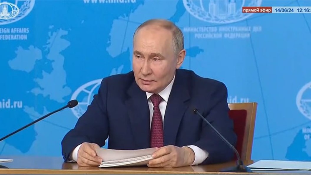    Встреча с руководством Министерства иностранных дел России. Скриншот прямой трансляции с Rutube