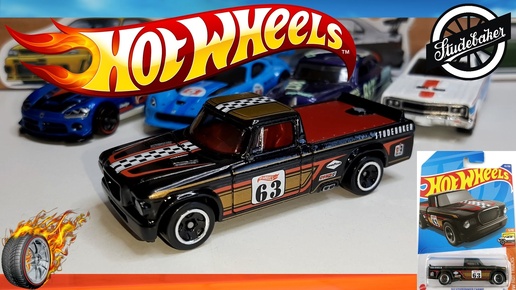 Custom Hot Wheels 63 Studebaker Champ HW Hot Trucks 5/10