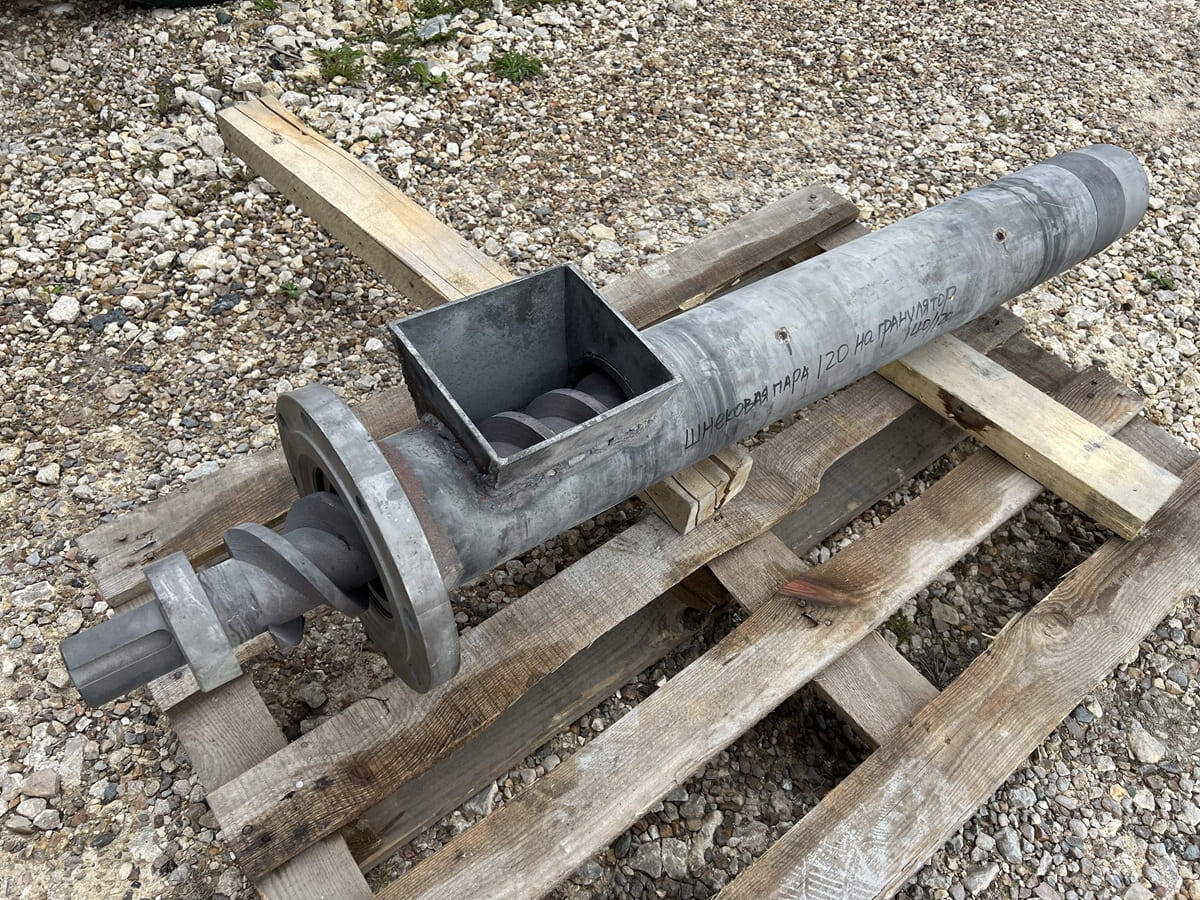 Одношнековая пара для гранулятора