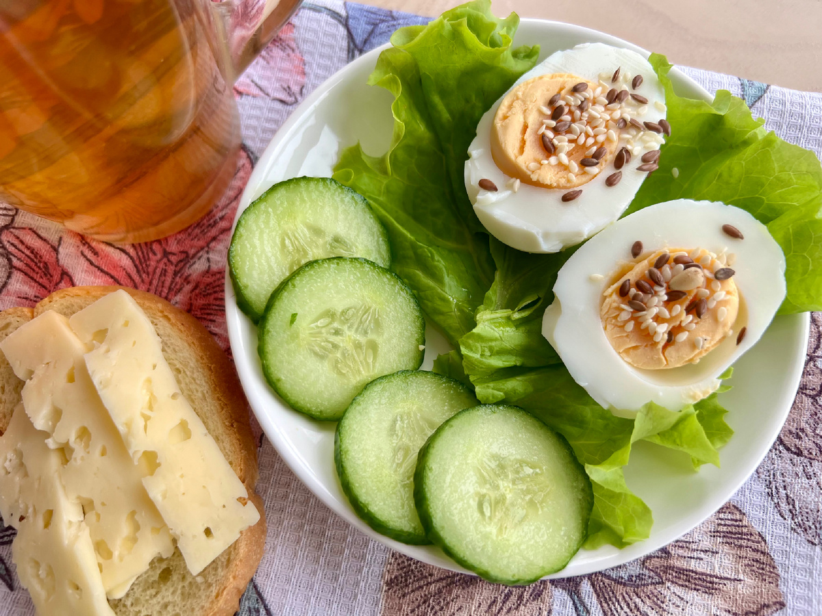 Мой завтрак. Фото автора. 