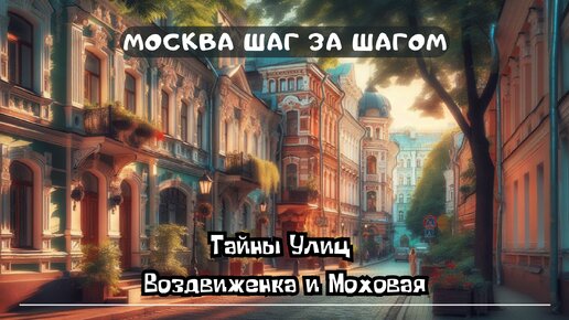 Москва Шаг за Шагом: Тайны Улиц Воздвиженка и Моховая