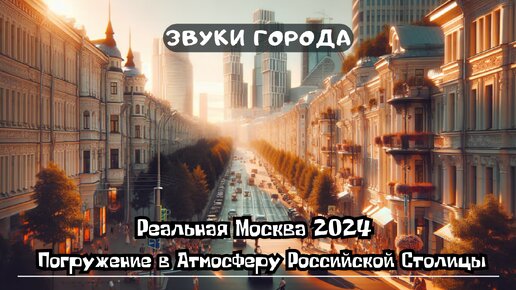Звуки Города: Реальная Москва 2024 - Погружение в Атмосферу Российской Столицы