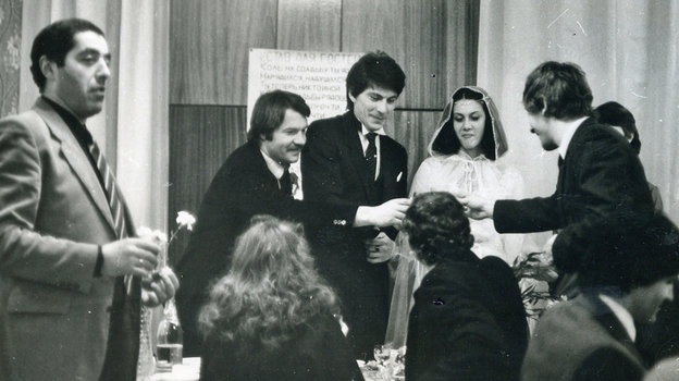 Свадьба Рината Дасаева и Нелли Гаас, 1985 год. Пара расторгла брак в начале 1990-х. Фото из архива Александра Львова