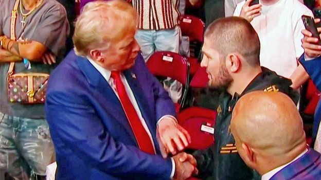    Дональд Трамп и Хабиб Нурмагомедов. Соцсети