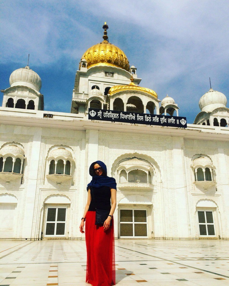 Гурудвара - храм сикхов.
Этот в Нью-Дели