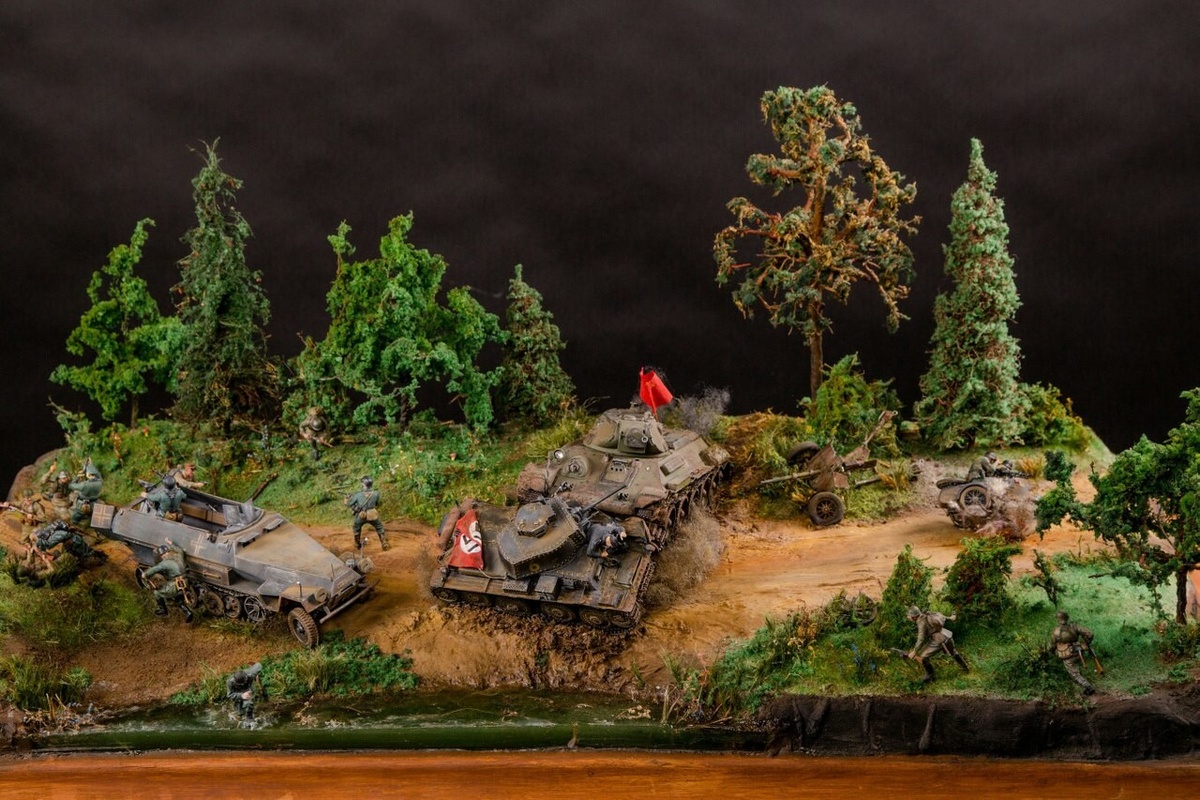 Facebook Diorama, Military diorama, Military modelling