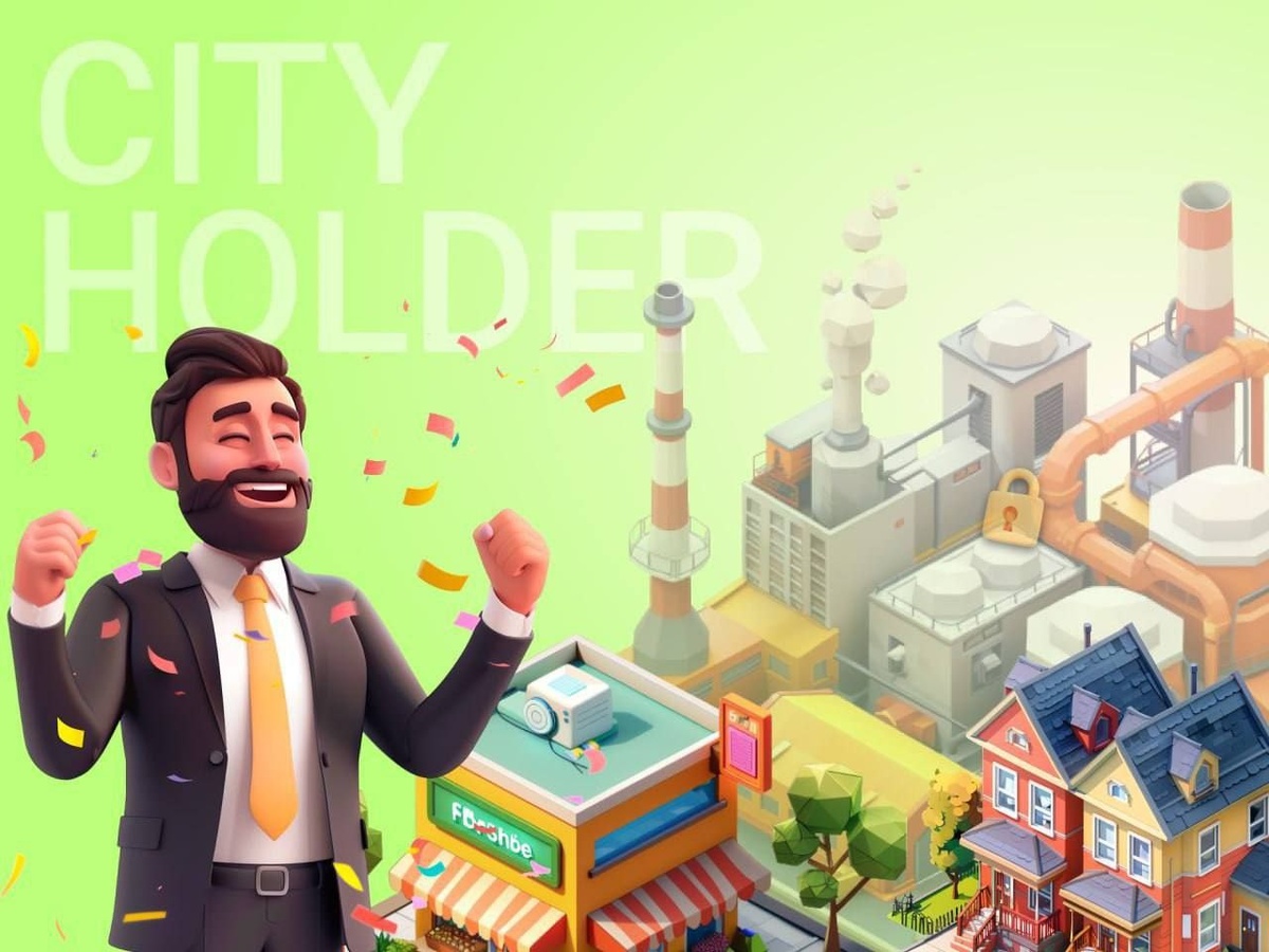 CITY HOLDER Build-To-Earn игра в Telegram | Крипто лайфхаки | Дзен