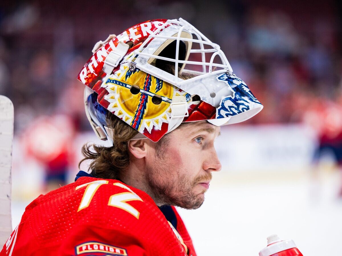    Голкипер "Флориды Пантерз" Сергей Бобровский© Фото : twitter.com/flapanthers