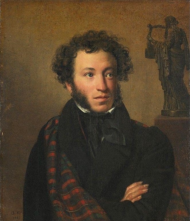 Орест Кипренский, Портрет А.С. Пушкина, 1827 г.