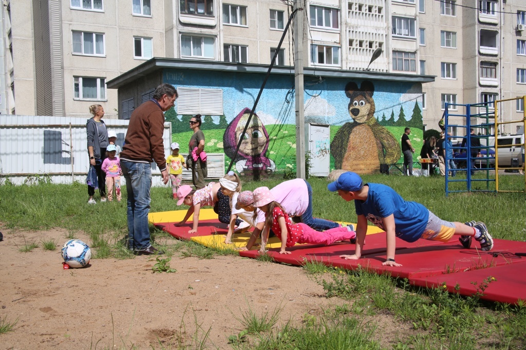 А у нас во дворе тренировка прошла. Тверскому спортивному проекту больше 10 лет!