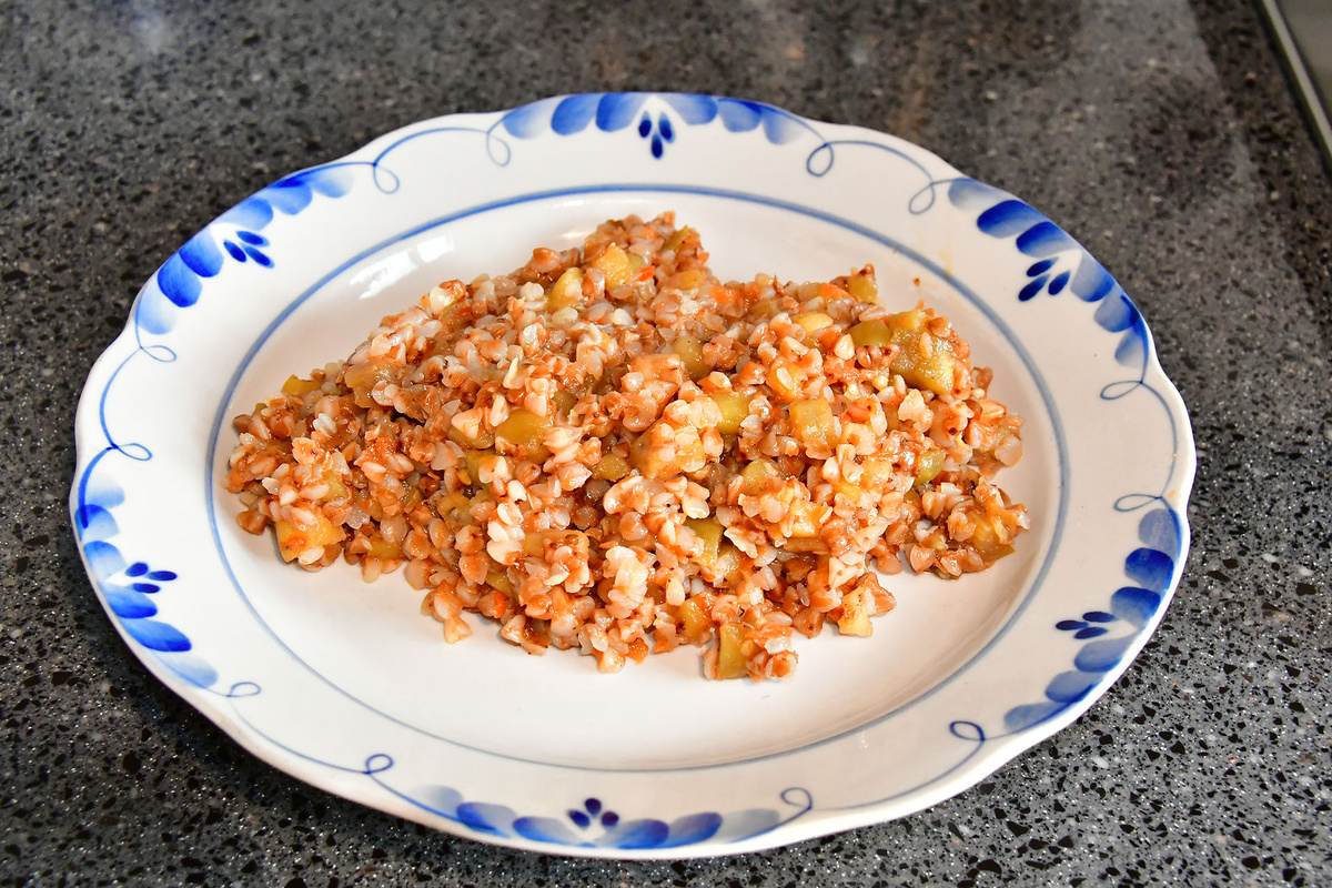 Гречка с овощами