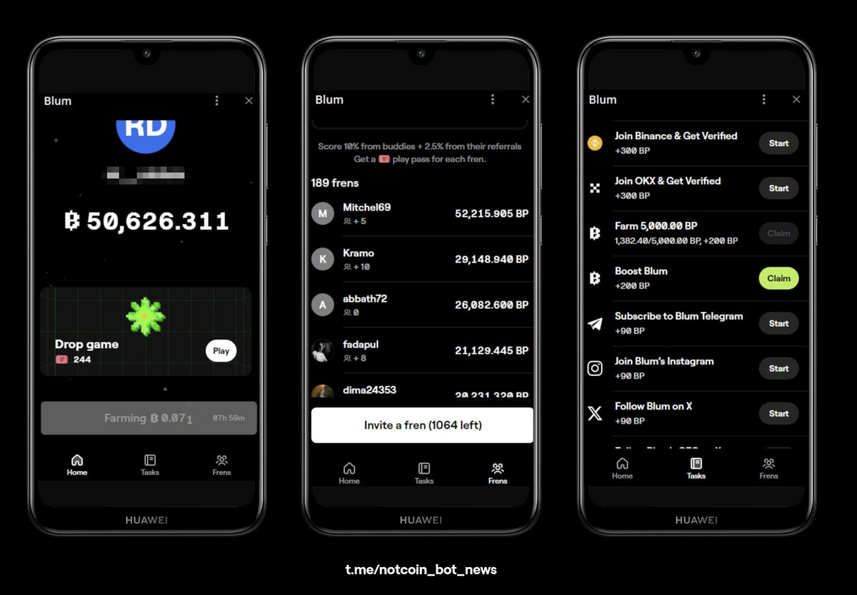 Blum Крипта: Игра в Telegram где можно заработать криптовалюту. | Notcoin  Telegram Дуров | Дзен
