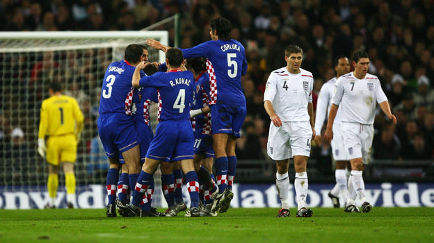 Англия 2:3 Хорватия в отборе на Евро-2008