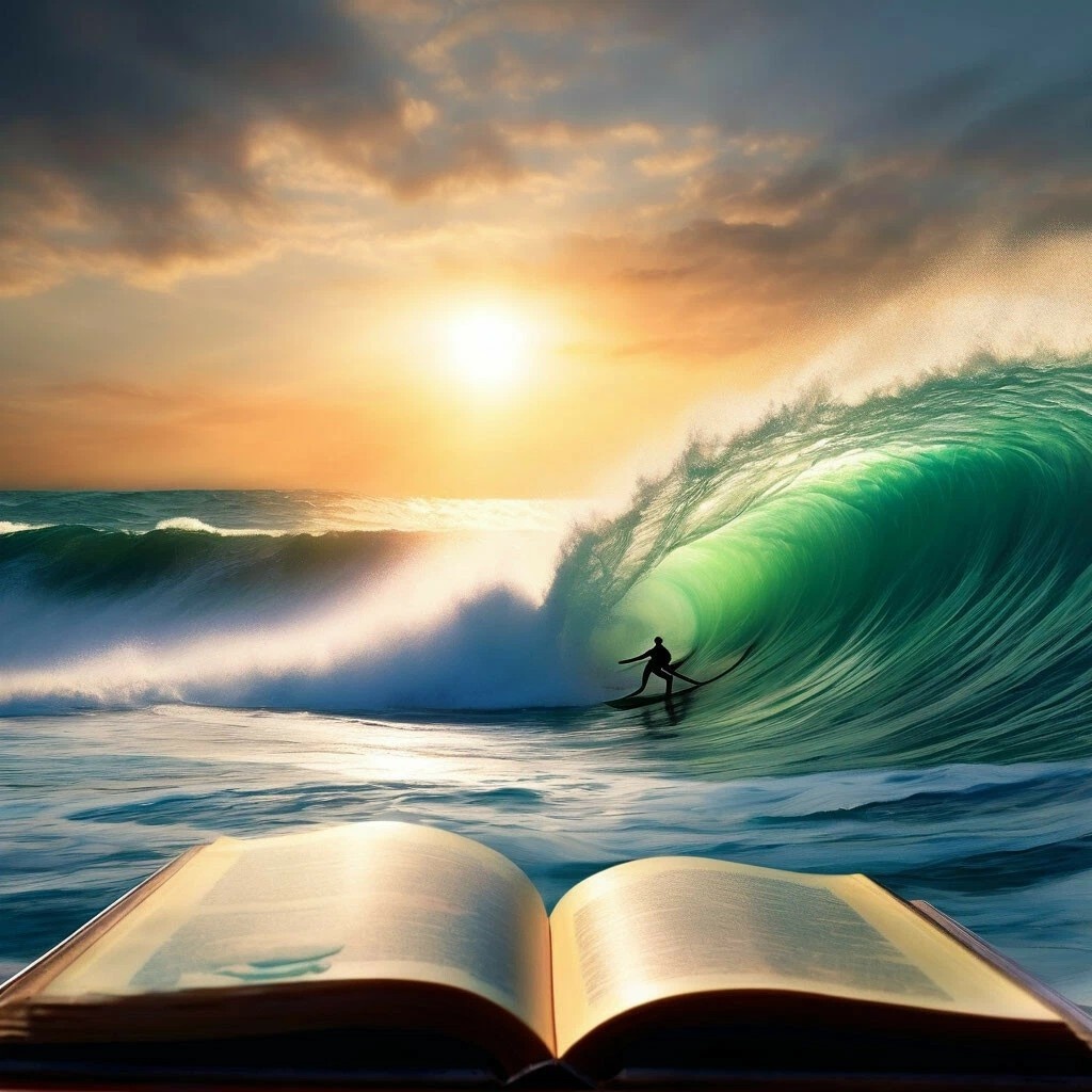 Доброго книжного утра. 
Сегодня Международный день серфинга. Когда же появился этот красивый вид спорта ? Одними из первых записи о серфинге появились в 1769.
Из истории:
во время первого путешествия Джеймса Кука на корабле “Эндевор” ботаник Джозеф Бэнксферст написал о катании на волнах в заливе Матавай, Таити. Позже, в 1778 году, во второй поездке капитан Джеймс Кук увидел серферов на Сандвичевых островах, Гавайи. 
С тех пор люди покоряют волны и пишут книги о серфинге.