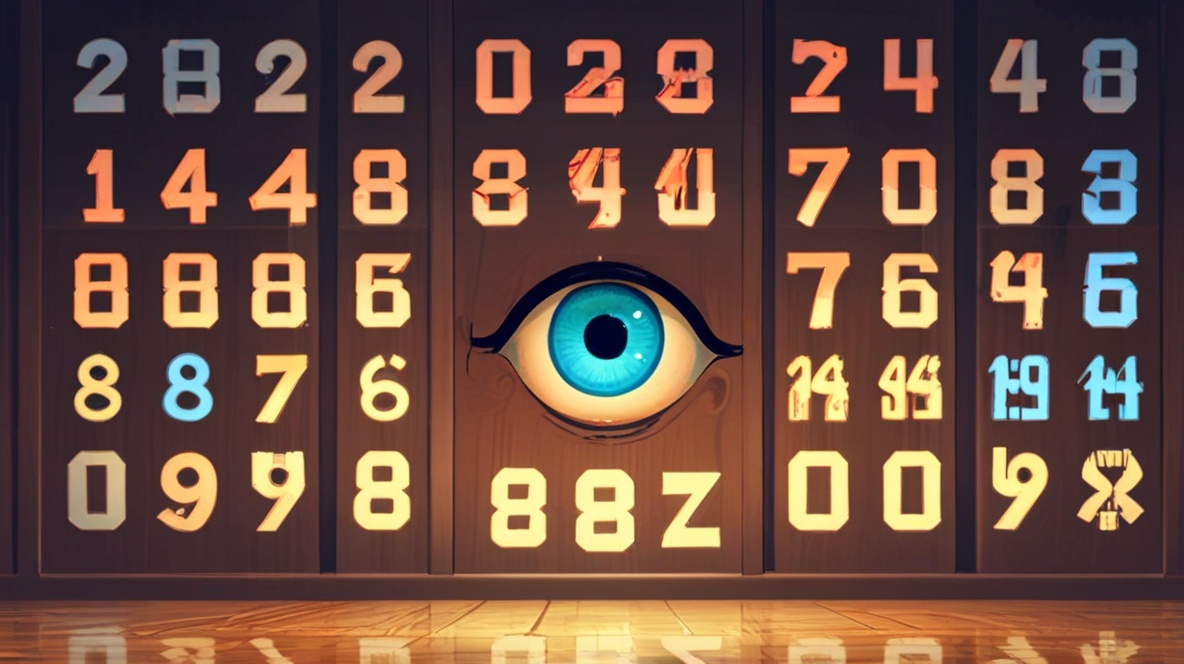 Цифры и числа на доске