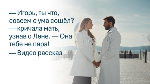 — Игорь, ты что, совсем с ума сошёл? — кричала мать, узнав о Лене. — Она тебе не пара!— Видео рассказ