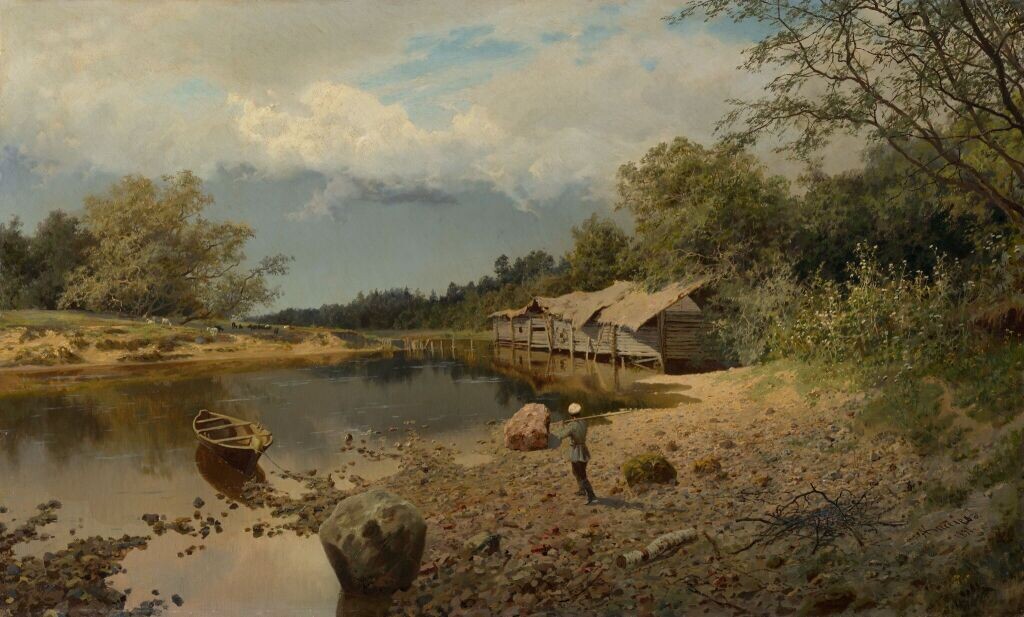 "Забытая мельница", 1891 г. Источник https://my.tretyakov.ru/app/masterpiece/20080