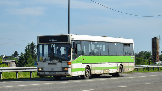 Автобус Mercedes-Benz O405 (Н 415 ХР 22). Покатушки по Барнаулу. / Ride on the Mercedes-Benz O405 bus.