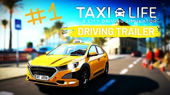 Taxi Life A City Driving Simulator Ночной Город #1 (НА РУЛЕ)