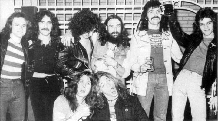 Black Sabbath и Van Halen, 1978 год