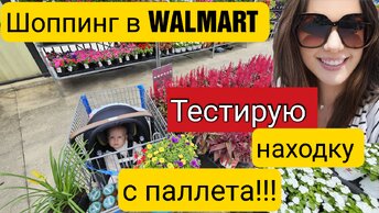 США Шоппинг в WALMART Выбираю цветы для сада Пылесос из потерянных посылок Паллета Влог Наш дом