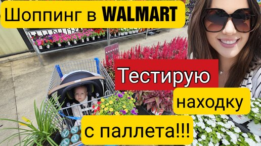 США Шоппинг в WALMART Выбираю цветы для сада Пылесос из потерянных посылок Паллета Влог Наш дом