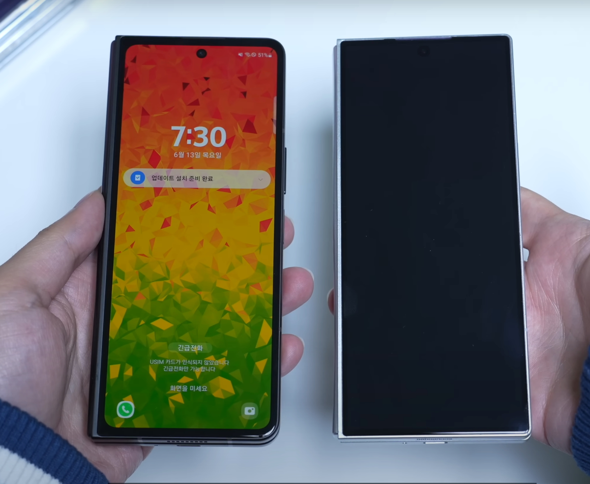 Прототип Galaxy Z Fold 6 имеет более компактный дизайн и более гладкий вид  по сравнению с Fold 5 | OVERCLOCKERS.RU | Дзен