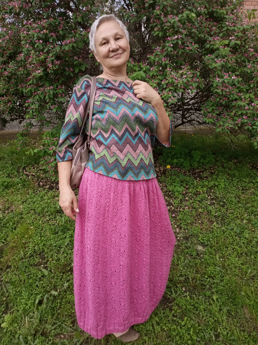 Юбка бохо   Что придумала - то связала