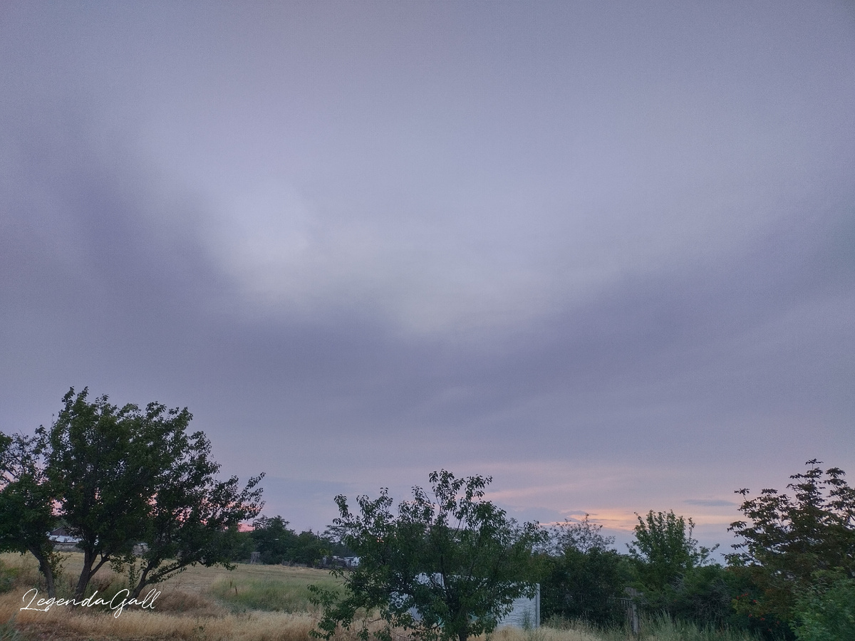 Облака на закате