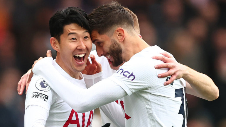    Сон Хын Мин и Родриго Бентанкур. Getty Images