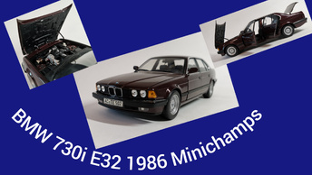 BMW 730i E32 1986 Minichamps