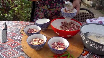 Уличная еда дома! Рецепт коса самсы! Традиционная узбекская кухня в деревне