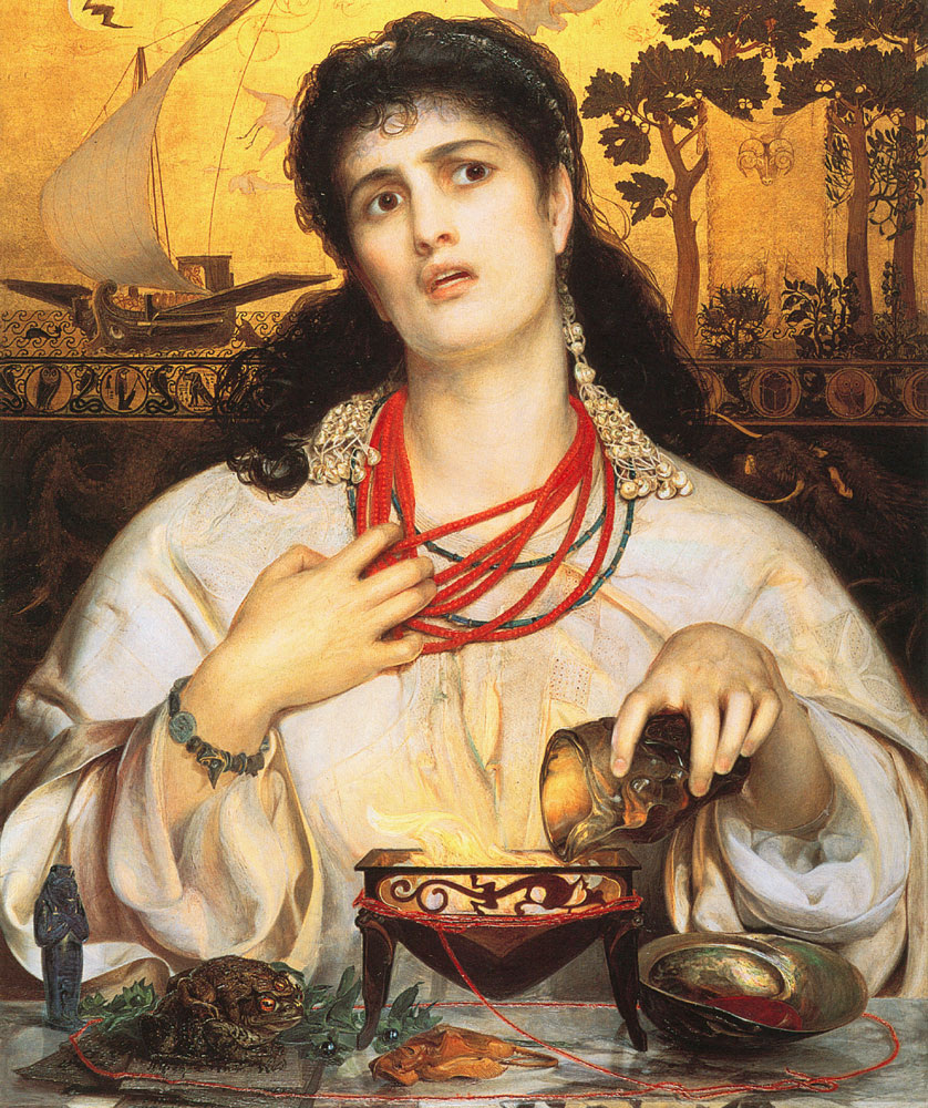 Медея, 1868Фредерик Сэндис (1829-1904)            Бирмингемский музей и художественная галерея