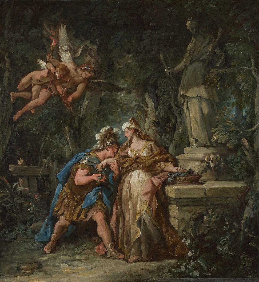 Ясон, клянущийся в вечной любви Медее, 1742-1743, Жан-Франсуа де Трой (1679-1752), Национальная галерея, Лондон
