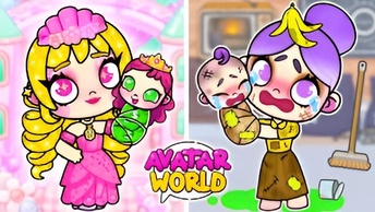 БЕДНАЯ НЯНЯ vs БОГАТАЯ НЯНЯ в AVATAR WORLD | Toca Life World | ТОКА БОКА