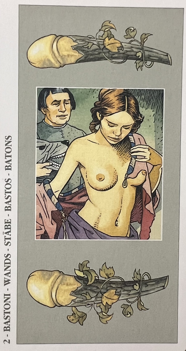 На практике я пришла к выводу, что чтение колоды таро Декамерон эффективно только с мужской точки сборки, в противном случае колода бесполезна. Но если читать ее правильно, вы удивитесь, насколько она четко и грамотно раскрывает ситуацию. Хочу поделиться знаниями, и сделала для Вас линейку толкования, раскрываю свои мысли в форме трактовок. Итак, приступим.