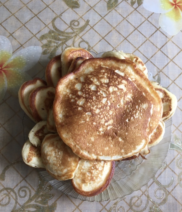 По традиции последний оладь - гигант! ☺️
