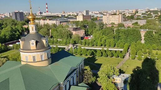 Вид с колокольни Воскресения Христова в Рогожской слободе. Москва Старообрядческая. 19.05.2024