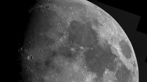 Луна а телескоп _ апрель 2024 года _